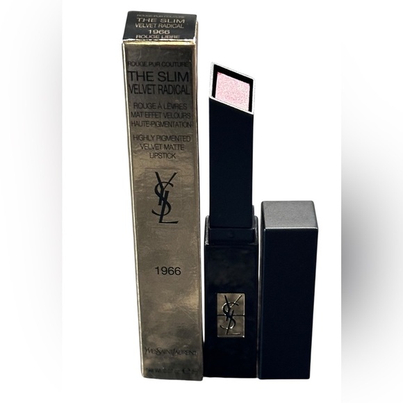 YSL Rouge Pur Couture The Slim Velvet Radical Matte Lipstick #1966 Rouge Libre - Picture 2 of 3